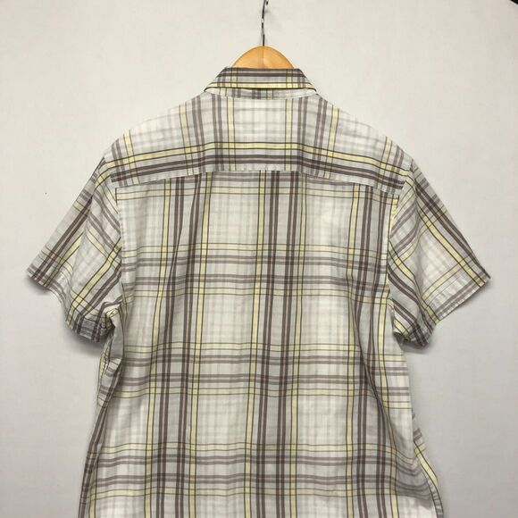 Penguin Men Short Sleeve Button Up Heritage Slim Fit Shirt Size Large M144 -29 - Picture 11 of 12